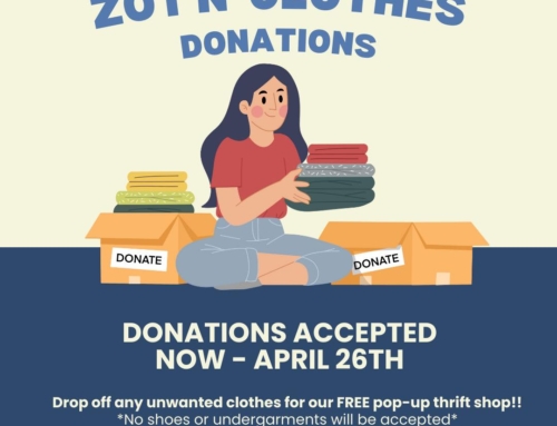 Now Accepting Clothing Donations for Zot N’ Clothes!